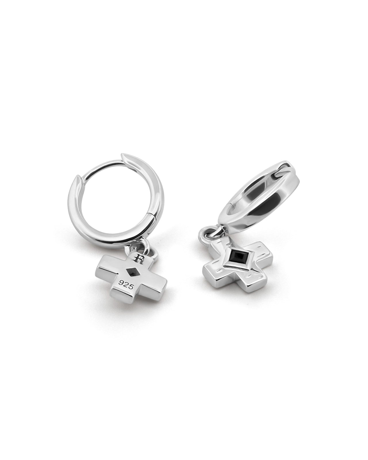 Raven Cross Earrings