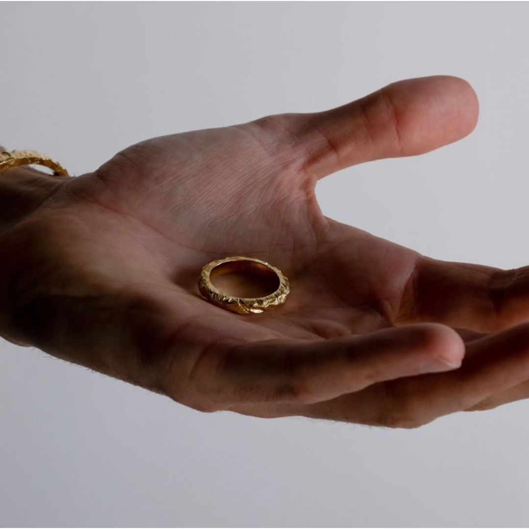 Jasper Ring | Gold